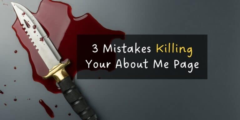 about me pages mistakes