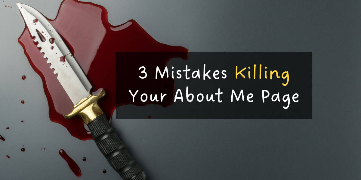 about me pages mistakes